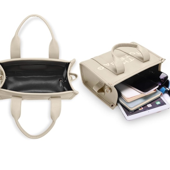 Gorgeous Tan Leather Tote Bag 🛍️ - Picture 2 of 3